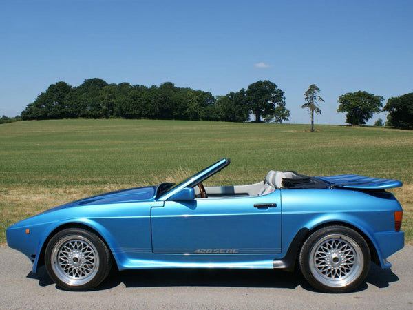 TVR 420 SEAC (large rear spoiler) 1986-1988 Soft Stretch PRO Indoor Car Cover