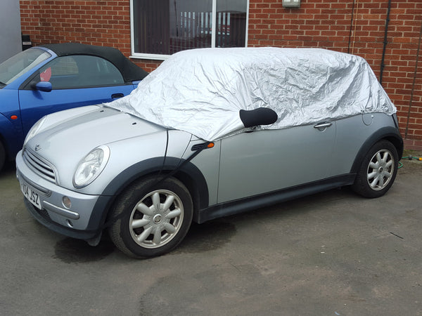 BMW Mini One, Cooper, Cooper S Hatch (Gen 1 & 2) R50, R53, R56 2001-2014 Half Size Car Cover
